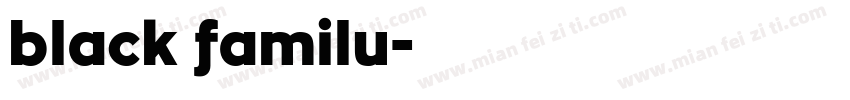black familu字体转换